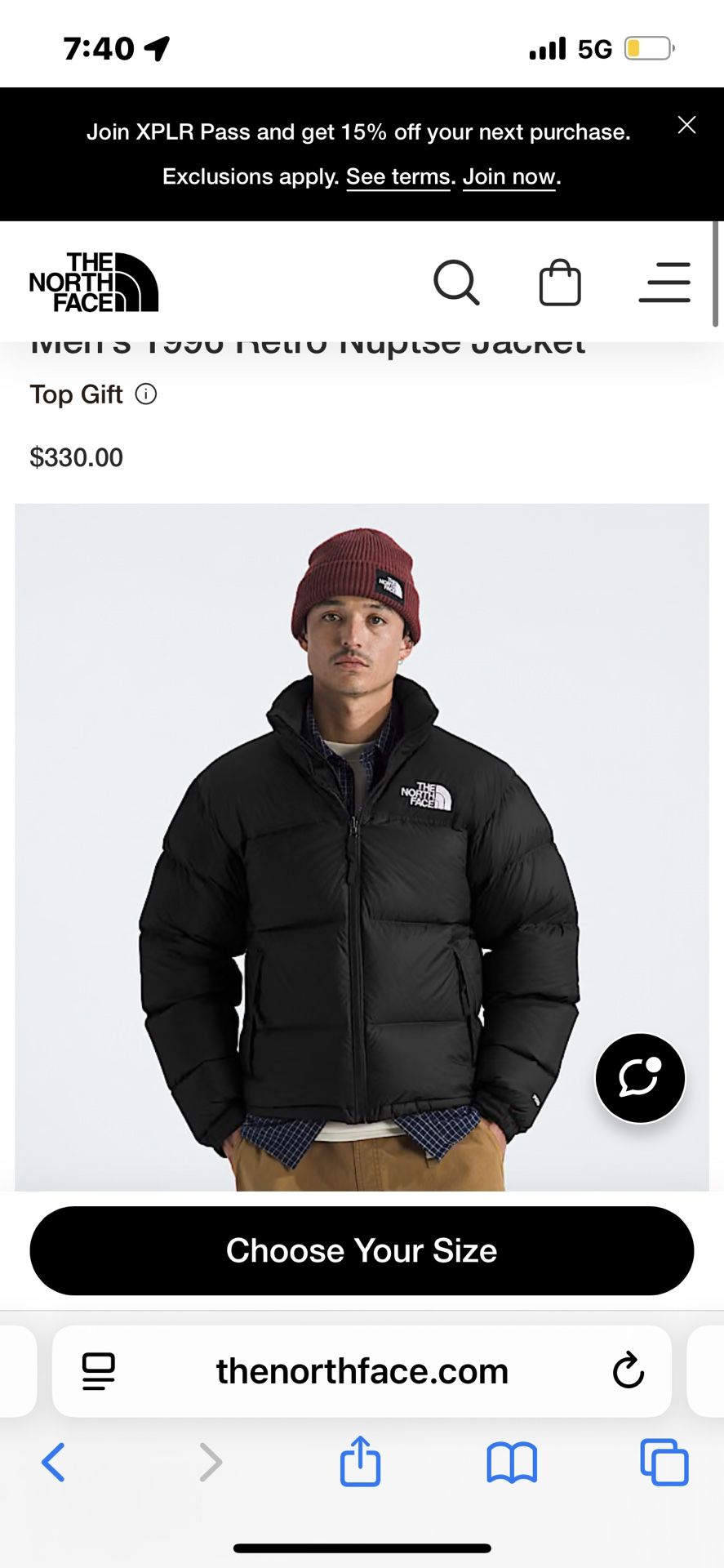 North Face Puffer Jacket
