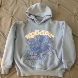 Sp5der hoodie Size M Sky Blue SEND OFFERS 