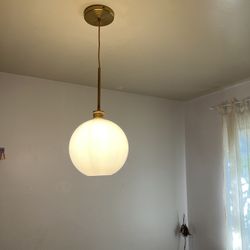 11” West Elm Globe Pendant