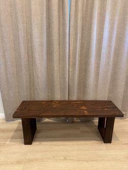 Handmade Wood Bench