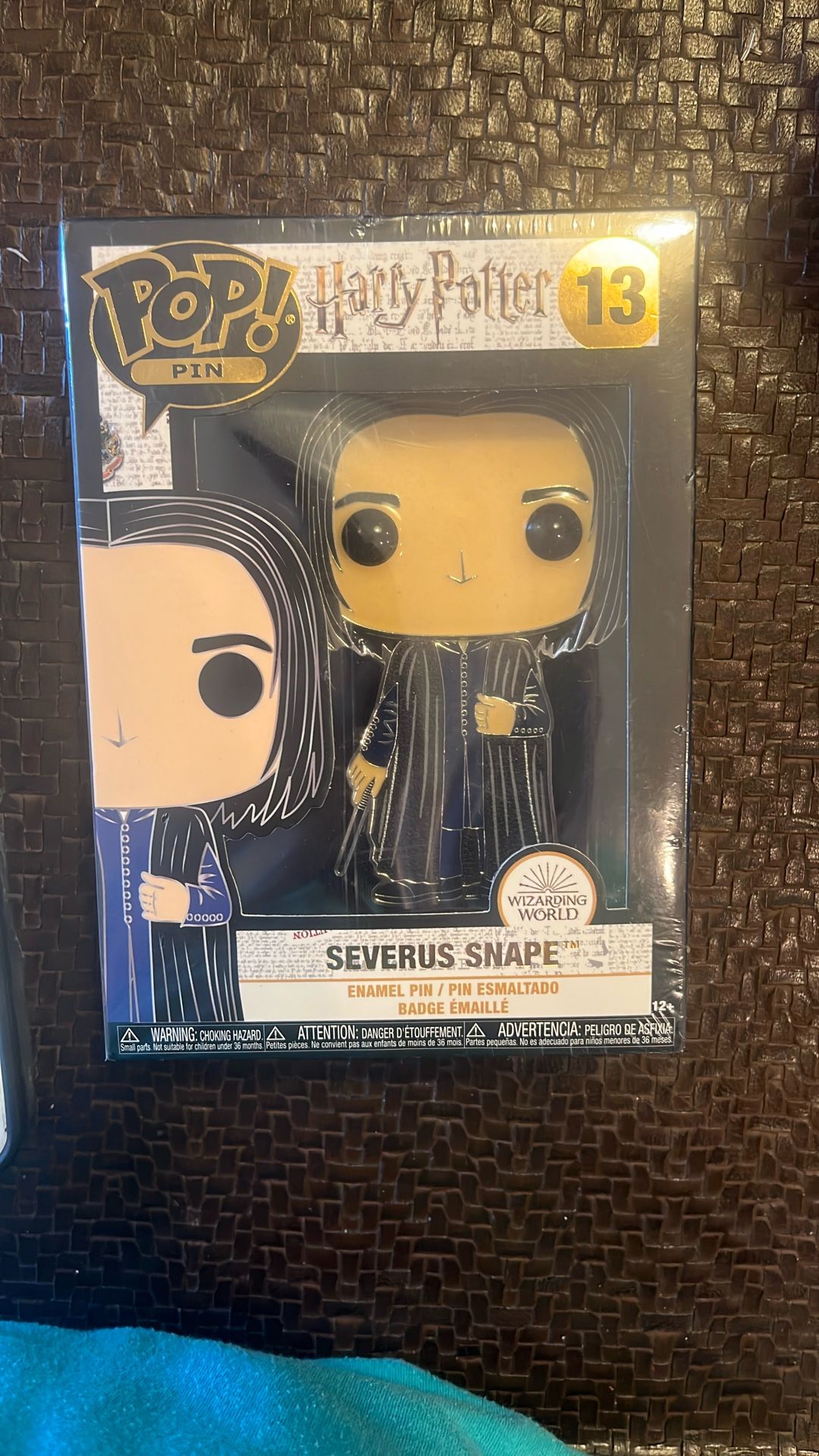 Funko POP! Harry Potter Enamel Pin SEVERUS SNAPE #13 New Sealed Mint