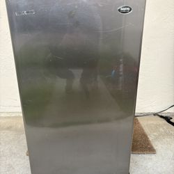 Sanyo Stainless Steel Mini Fridge, Like New- OBO
