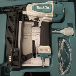 Makita AF601 16-Gauge 2-1/2 in. Pneumatic Finish Nailer, MPN AF601, Finish Type