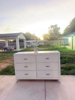 White dresser