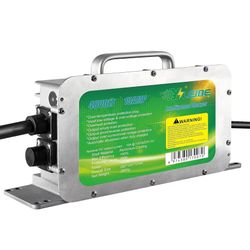 E1500W Seris 48V15A Golf cart Battery Charger with 3-pin Triangular Plug for EZGO RXV 48V Golf carts