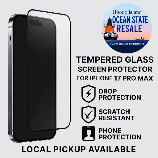 Iphone 17 Pro Max Tempered Glass Screen Protector 