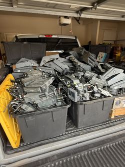 $100k Worth of Police Vehicle Camera Setups: Cams, Trunk & Overhead DVRs, Docks, Brackets, Wires