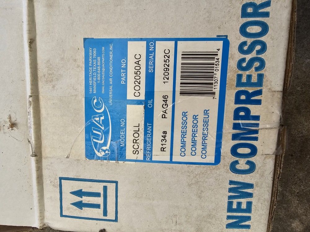 New Compressor 92 - 93 Civic 93 Civic Del Sol