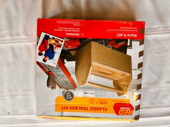 Red Toolbox Classic Toolbox Kit – Kids Woodworking
