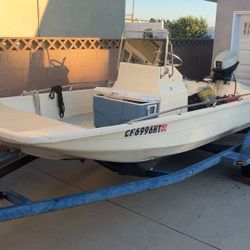 Center Console With Mint 50hp 4 Stroke Honda 