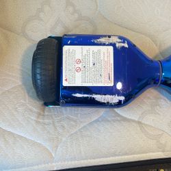 Blue Crome light up Hover Board with Bluetooth