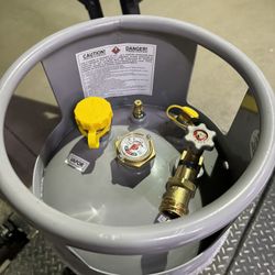 30lb Forklift Propane Tank With Gauges 