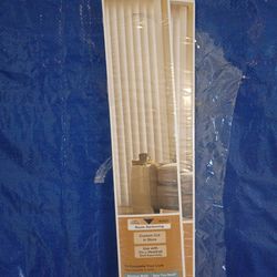 3 PACKS OF WHITE CROWN VERTICAL LOUVERS