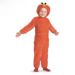 Toddler Sesame Street Elmo Halloween Jump Suit 2T 