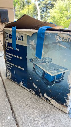 Kobalt tile saw cutter with stand