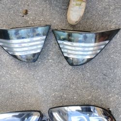 Blacked Out Tail Lights For 2000 To 2006 W220 S Class Mercedes Benz 