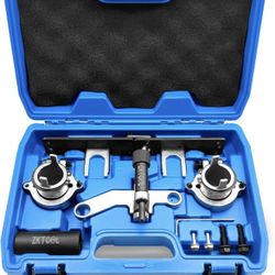 ZKTOOL Engine Timing Tool kit Camshaft Aligning Locking Crankshaft Pulley Holding Tool for GM Onix/Tracker/Chevrolet 1.0 12V 3 cylinders 1.2 12V Ecote