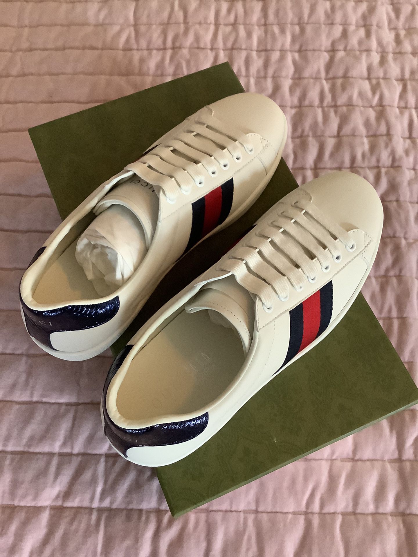 GUCCI - Ace Leather Sneaker for Sale in Beverly CA OfferUp