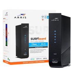 Arris SURFboard DOCSIS 3.0 Cable Modem & Wi-Fi Router 