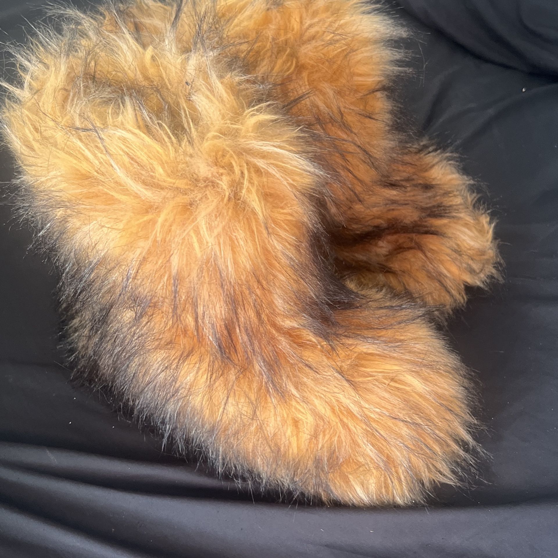 y2k fur boots
