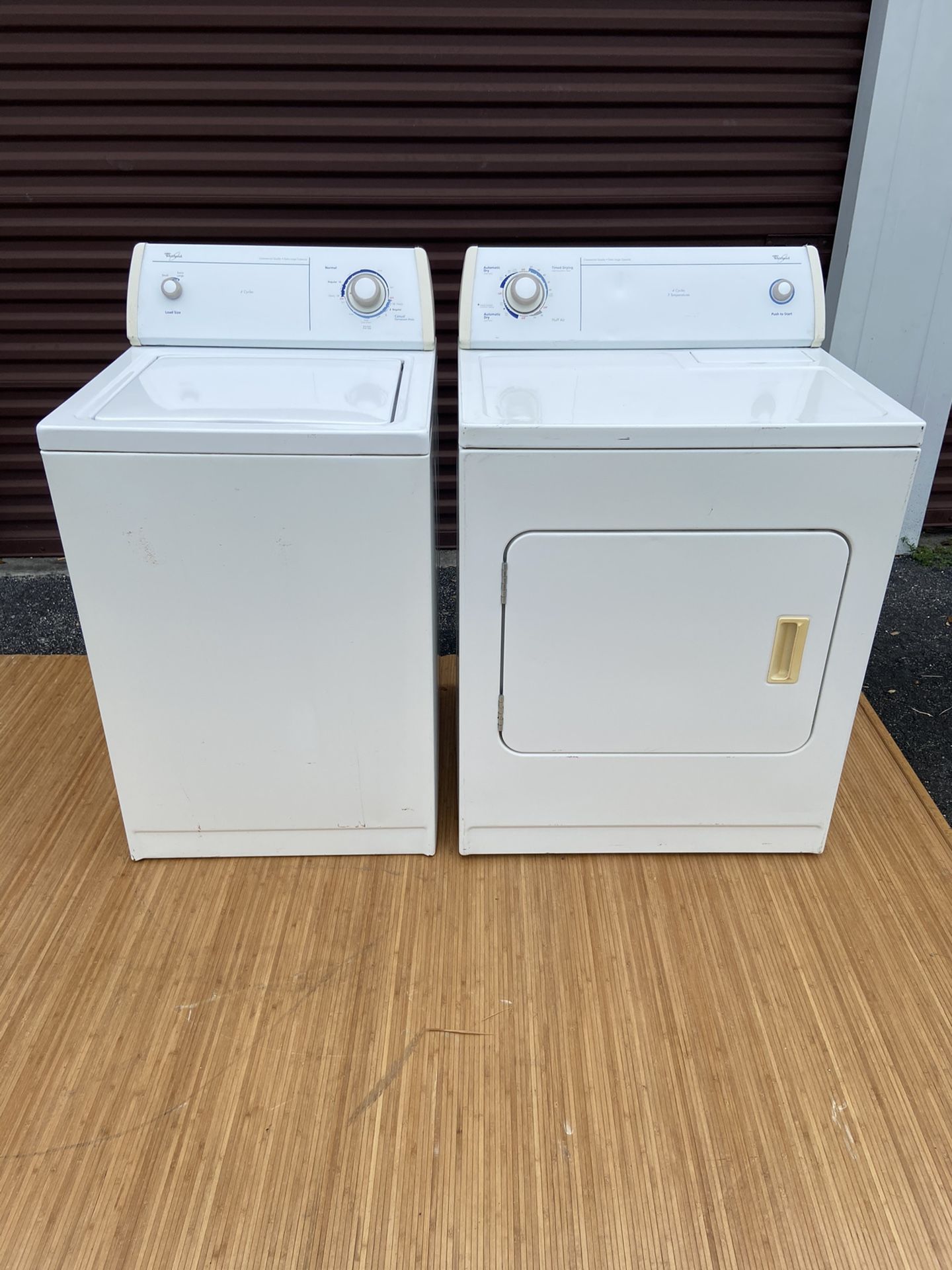 Whirlpool commercial Heavy Duty Super Capacity Washer/ Dryer Matching Set $375 OBO