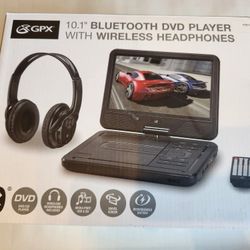 GPX 10.1" Bluetooth DVD Player