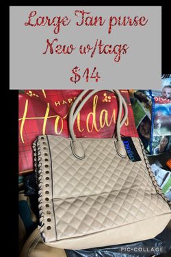 Large Tan Purse