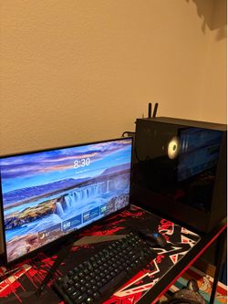 NZXT ALL IN PC SET UP- INCLUDES PC, RAZOR KEYBAORD, LG MOUSE, MOUSE PAD (FREE DELIVERY ANYWHERE)