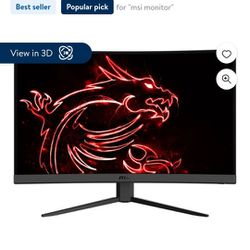 Monitor 31,5 Inches Curved  MSI