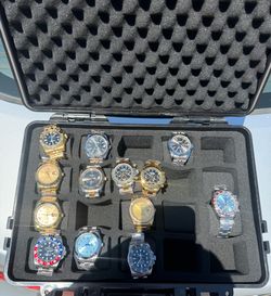 Men watch case
