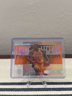 Shaquille O'Neal Living Legends NBA Trading Card