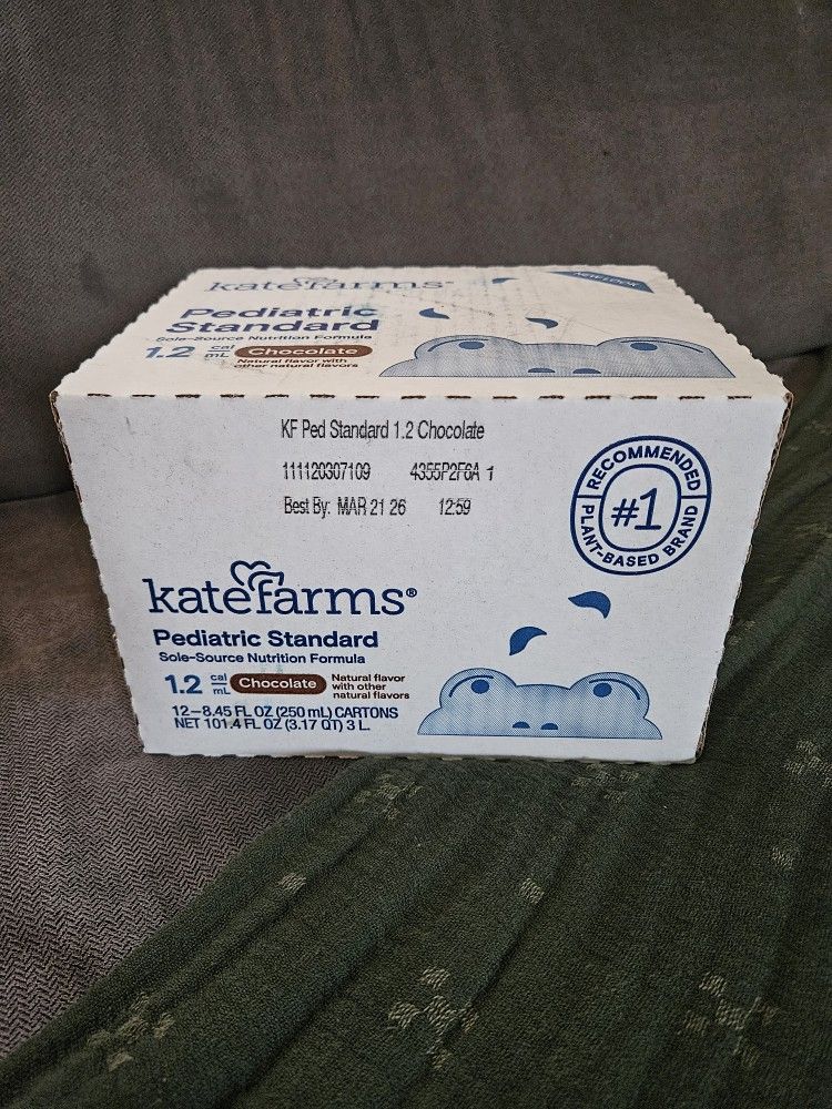 Kate Farms Pediatric Standard Nutrition Shakes -12 Pack 