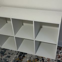 6 Bin Cube Bookshelf 