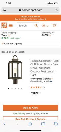 Outdoor Post Lantern 