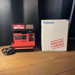 Tested!Polaroid 600 Slim-Fast Spirit Red Instant Film Camera