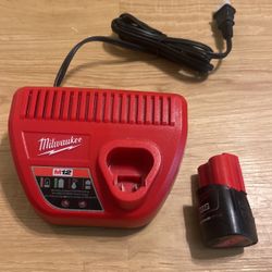 Milwaukee M12 Battery And Charger