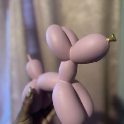 Pink Balloon Dog Statue