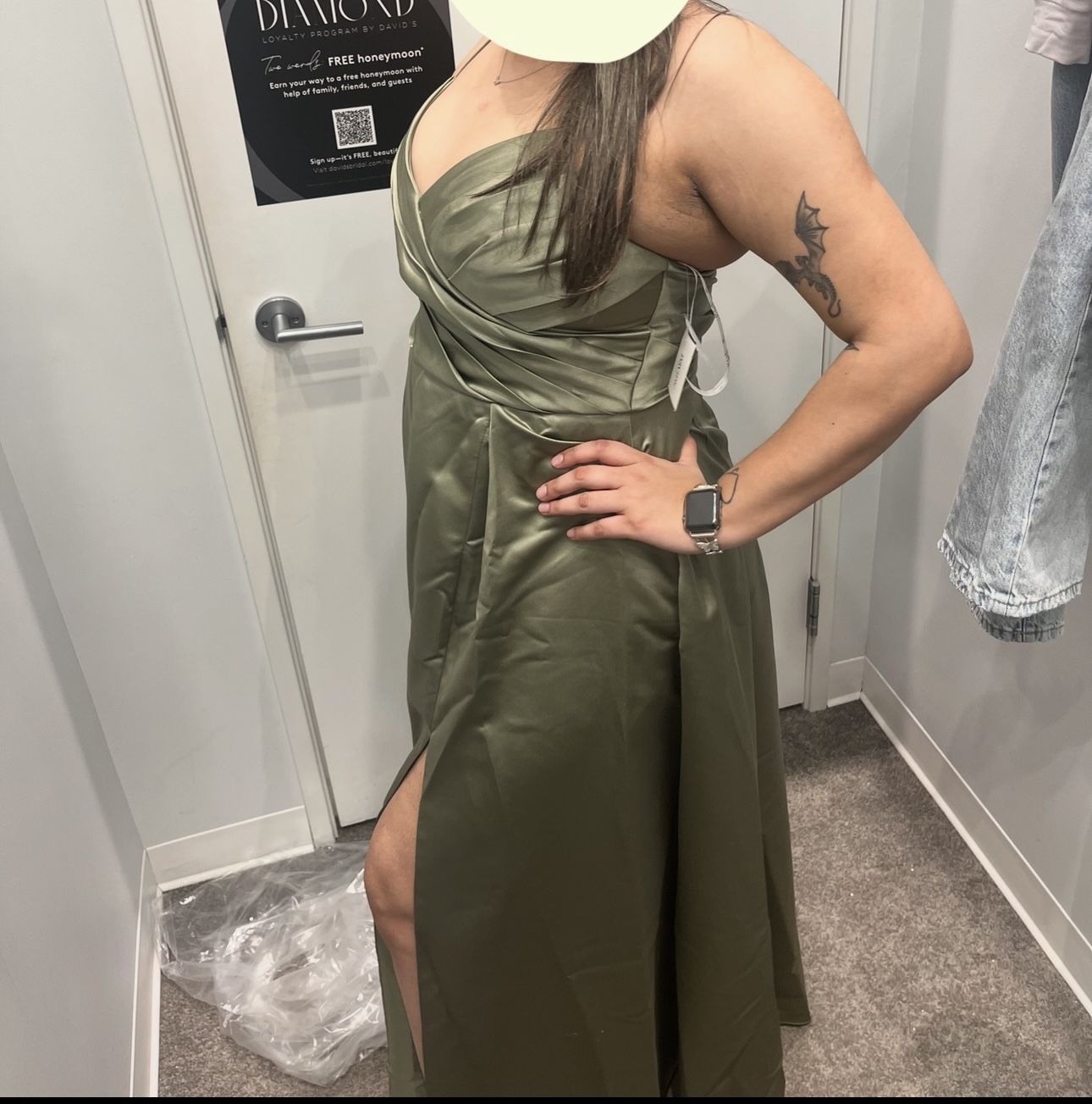 Eucalyptus Haulter Brides Maid Dress