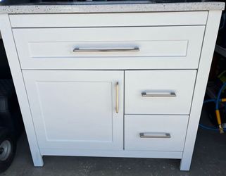 Bathroom cabinet and sink