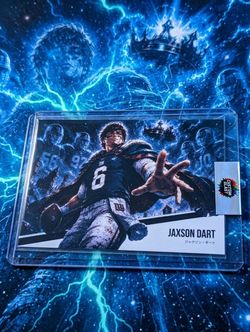Jaxson Dart Custom Blast Art Card