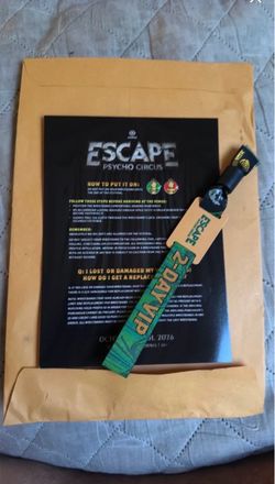 Escape 2 Day VIP Wristband