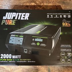 🔌 Brand New Jupiter Pure Sine Wave 2000 Watt Power Inverter – New in Box