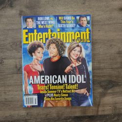 Y2K Entertainment Weekly Magazine American Idol August 2002