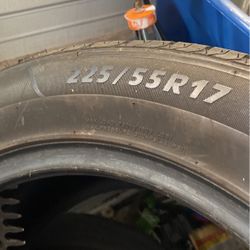 225/55 /17 Good Tires Only 1 One