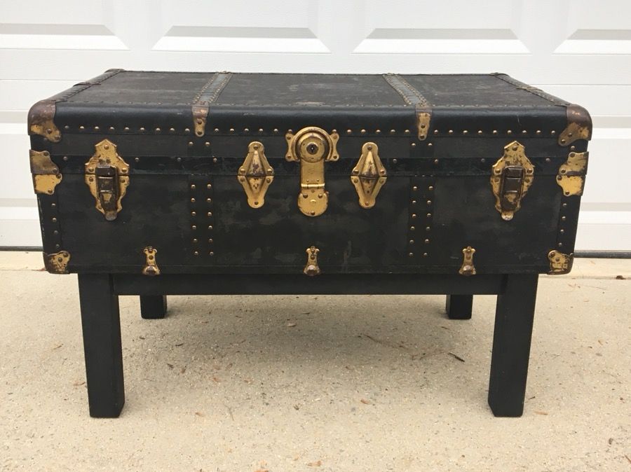 Steamer Trunk Coffee Table • Roots & Wings Furniture LLC