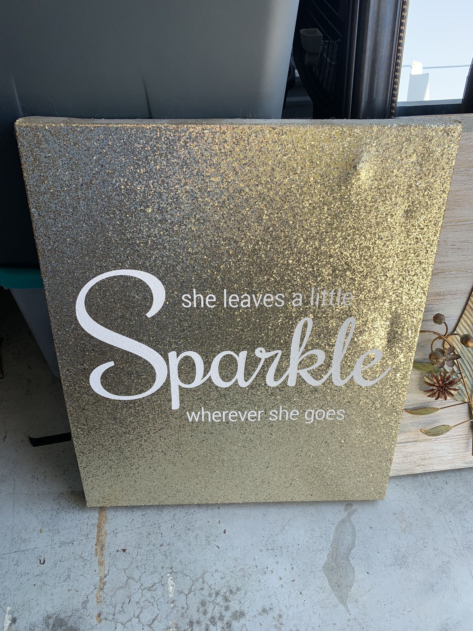 Glitter Wall Decor Size 20 X 24