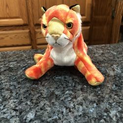 Ty Beanie Babie Tiger”.  Year 2000.  Brand New Size 7 inches Tall . Brand New