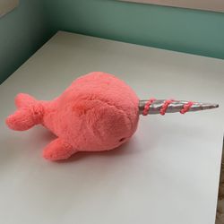 Pink Narwhal Stuffed Animal 