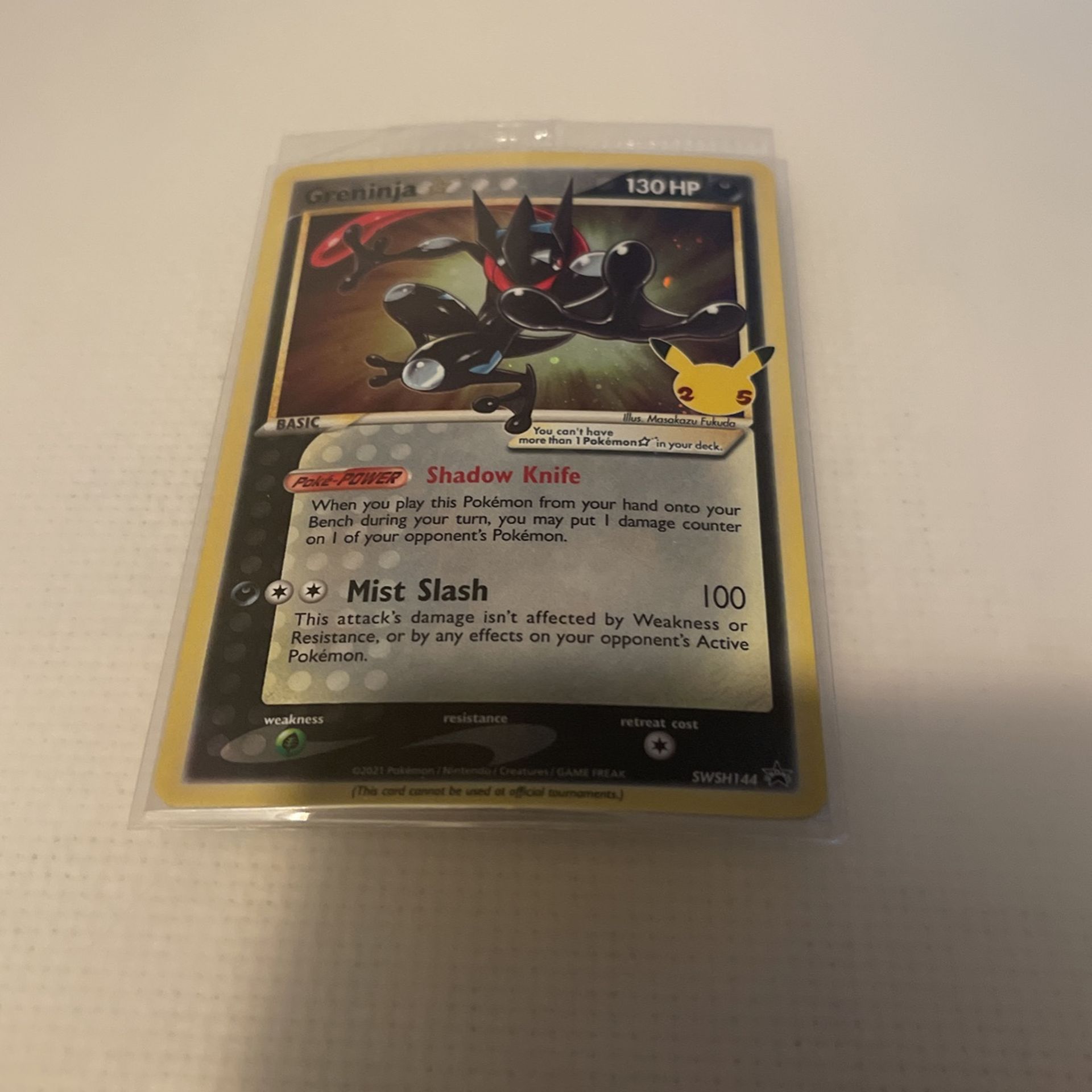 Pokémon Celebration Promo Greninja Swsh144