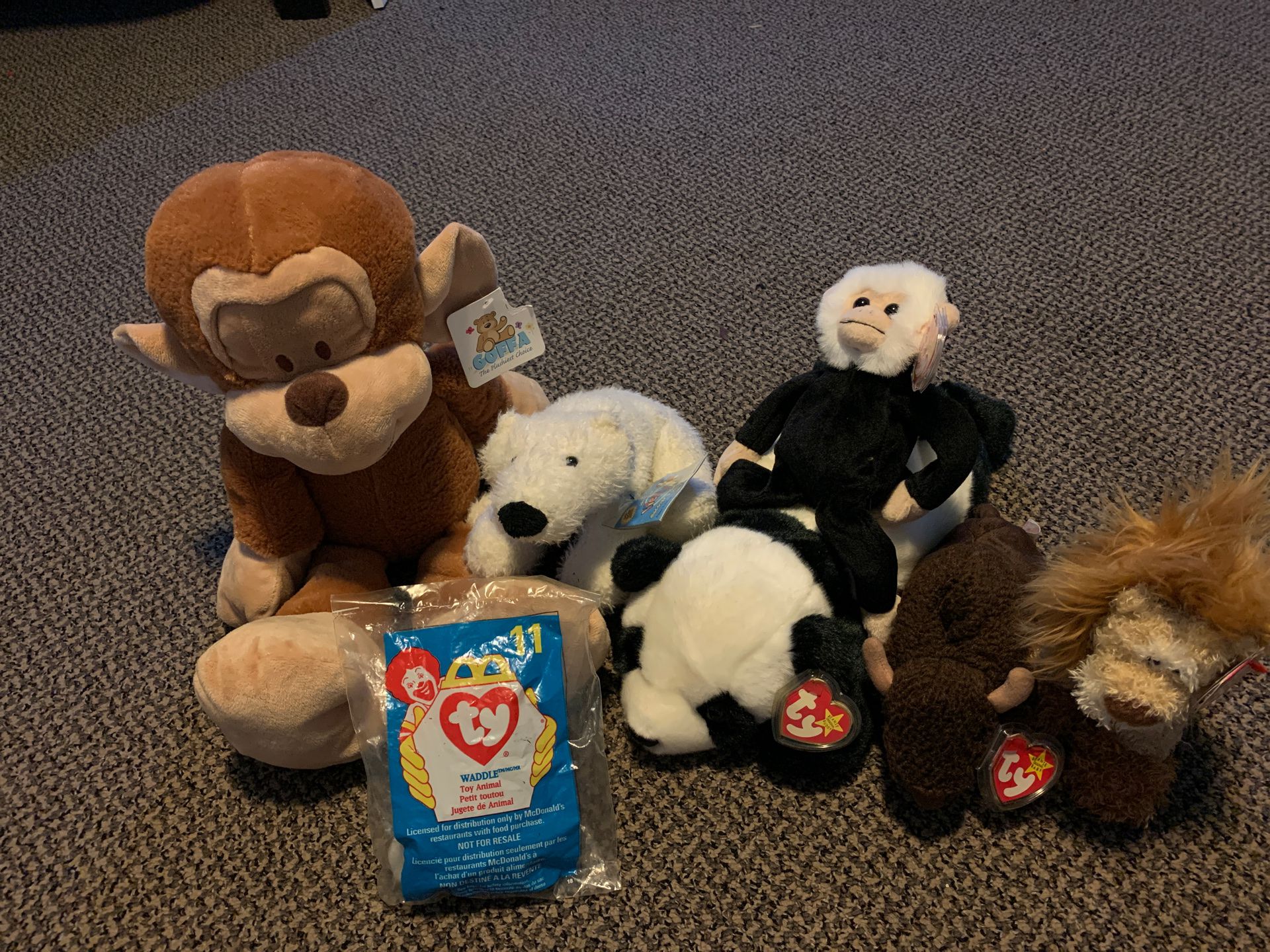 Stuffed animals (TY, Webkinz, and regular)